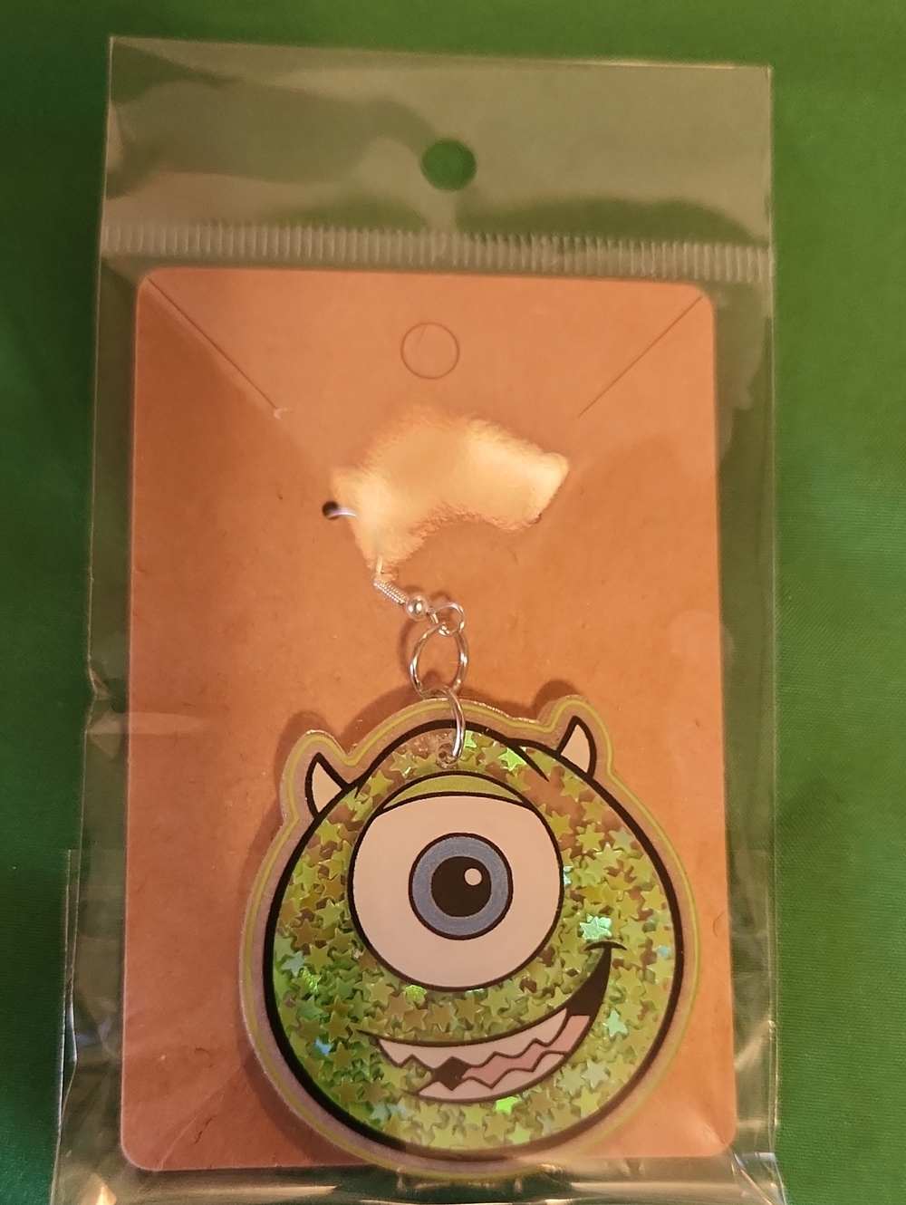 🔥Green Monster Keychain Phone Charm